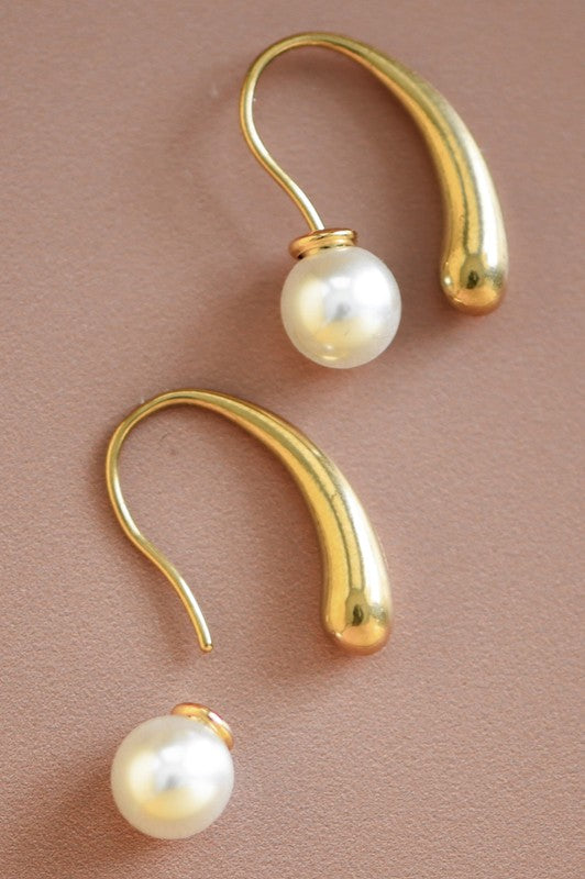 18k GOLD PLATED Waterproof Non-tarnish Stainless Steel Hoops
