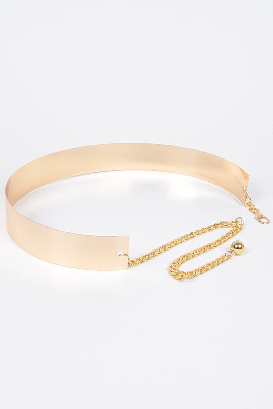 Full Metal Plate Waist Belt