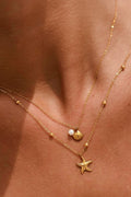 18k GOLD PLATED Non-tarnish Stainless Steel Chain Necklace