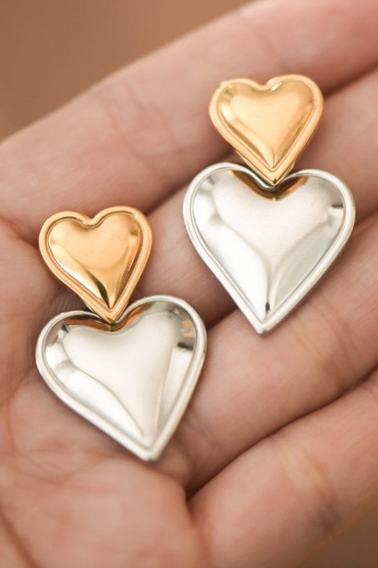 18k GOLD PLATED Non-tarnish Stainless Steel Drops