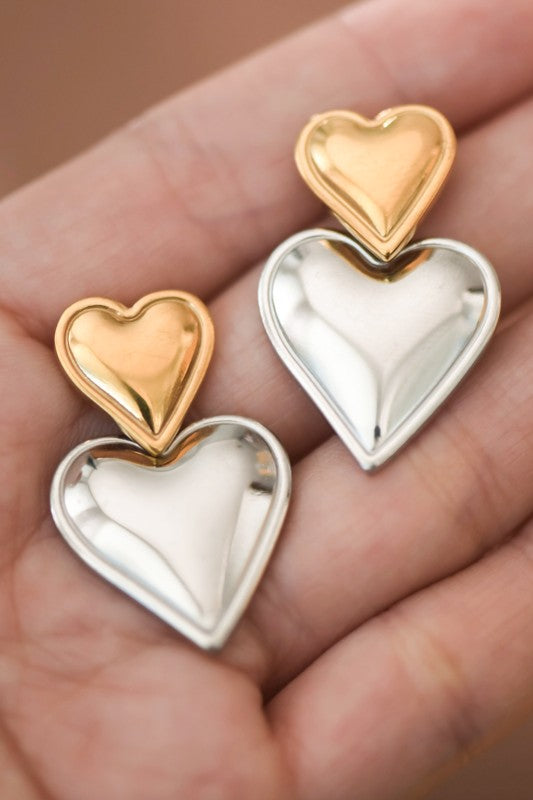 18k GOLD PLATED Non-tarnish Stainless Steel Drops