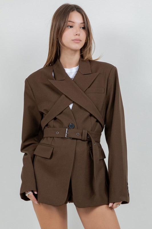 Andromeda Blazer Top