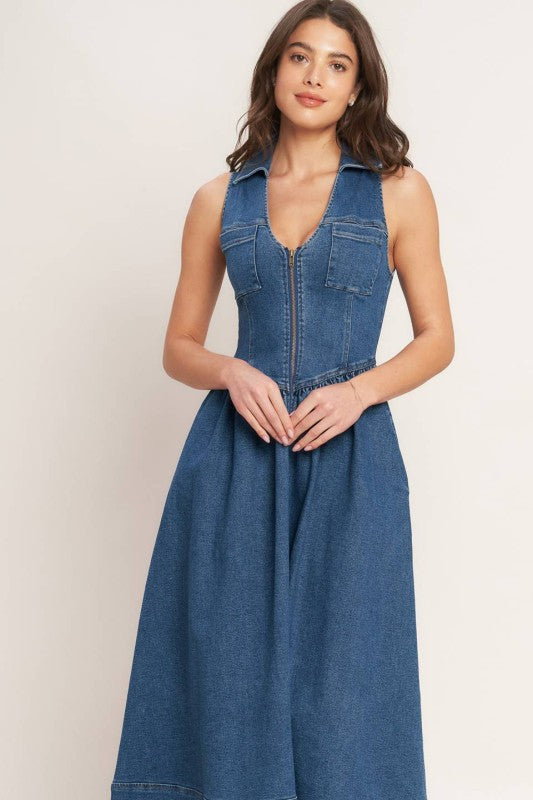 Ximena Denim Dress
