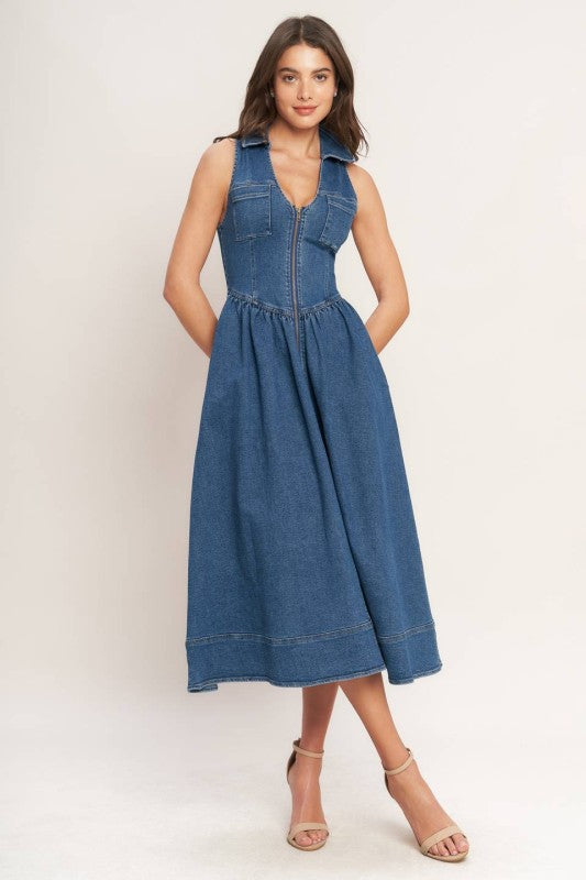 Ximena Denim Dress