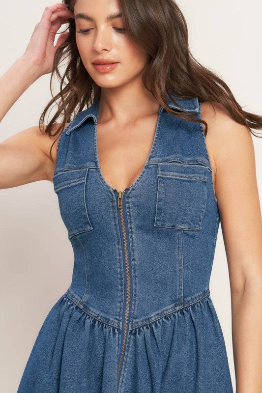 Ximena Denim Dress