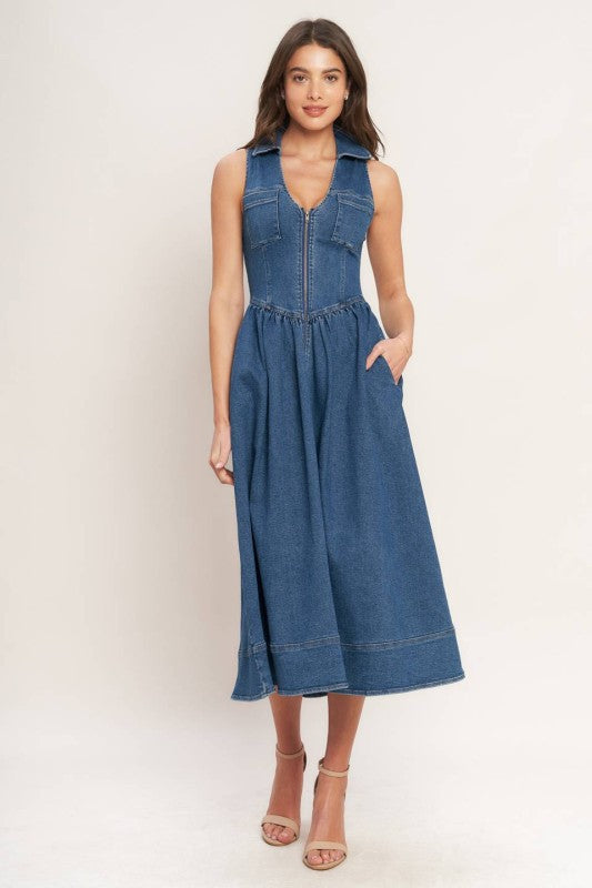 Ximena Denim Dress