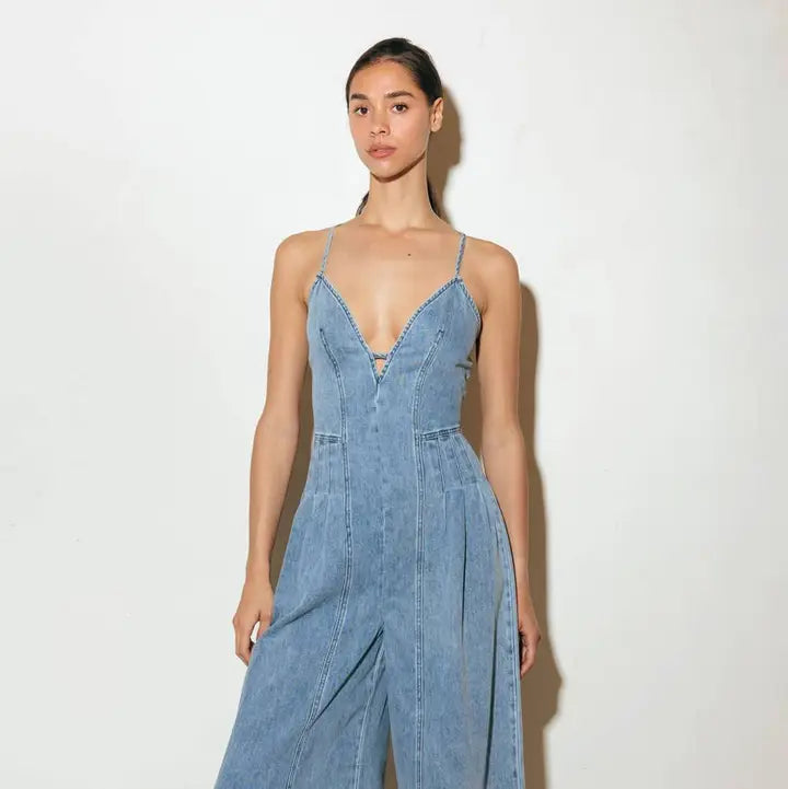 Luz Denim Jumpsuit