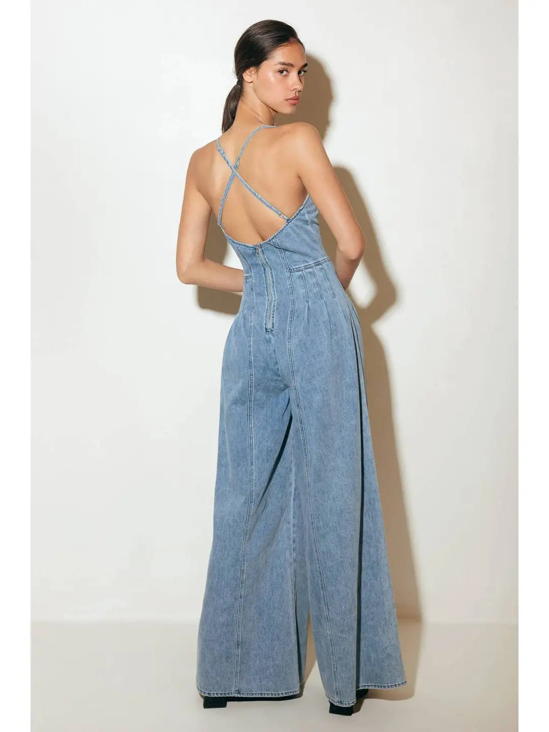 Luz Denim Jumpsuit