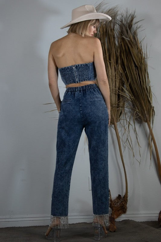 Luna Denim Set