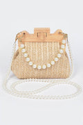 Faux Straw Handbag