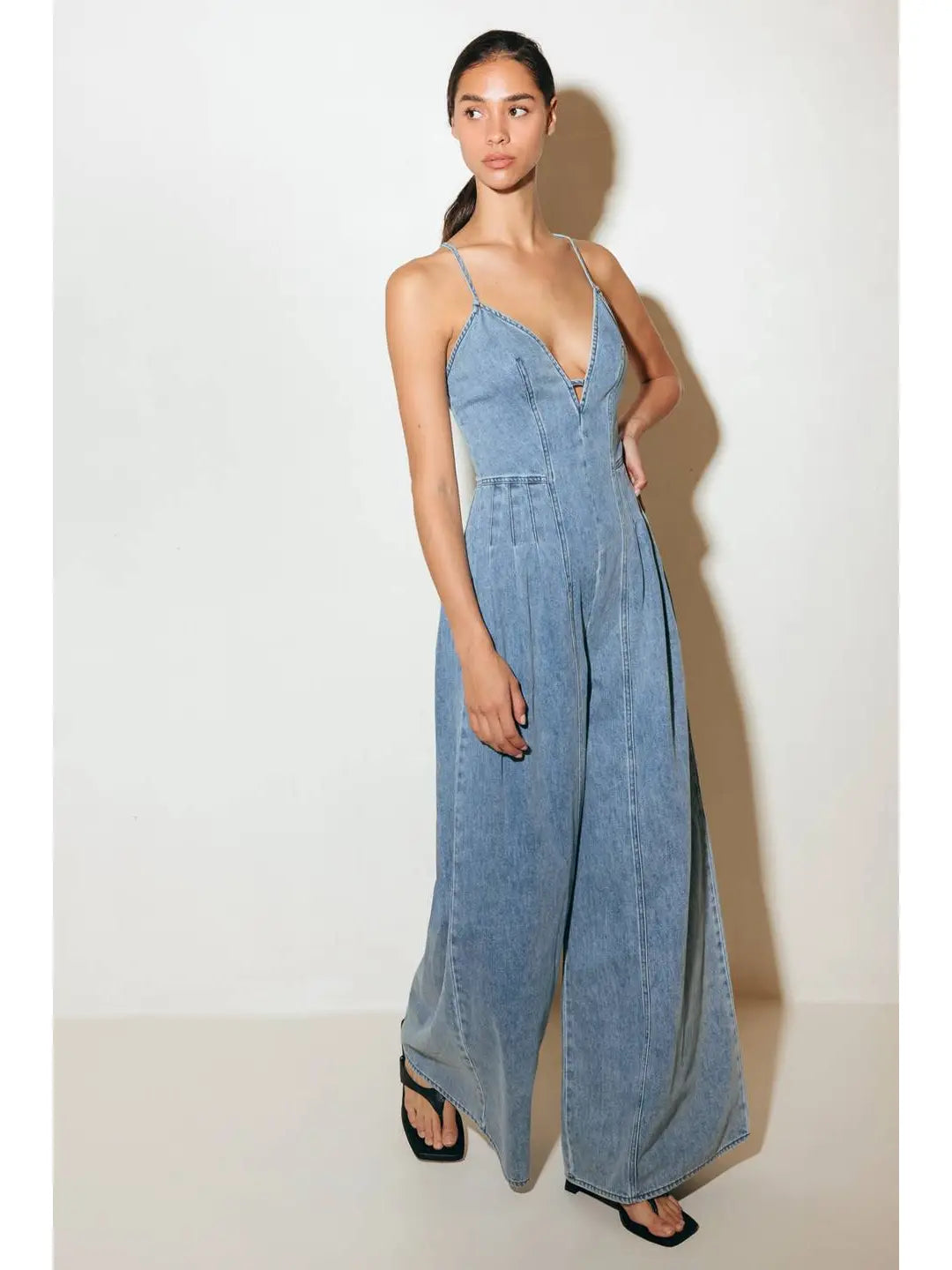 Luz Denim Jumpsuit